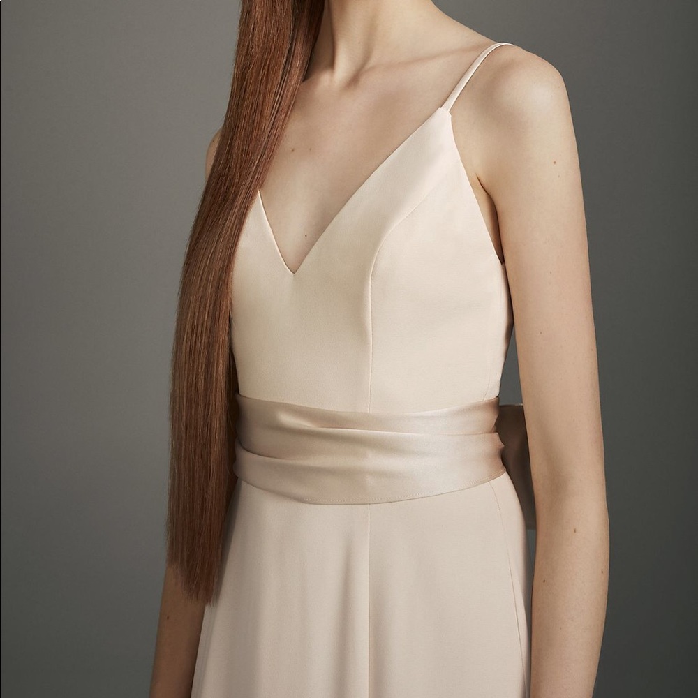 Biscotti Bridesmaid Dress + Shawl